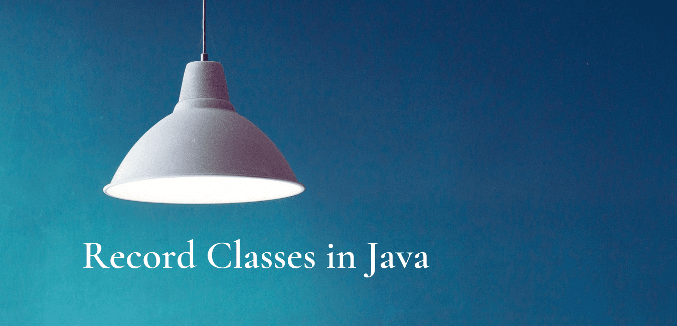 Record classes in Java
